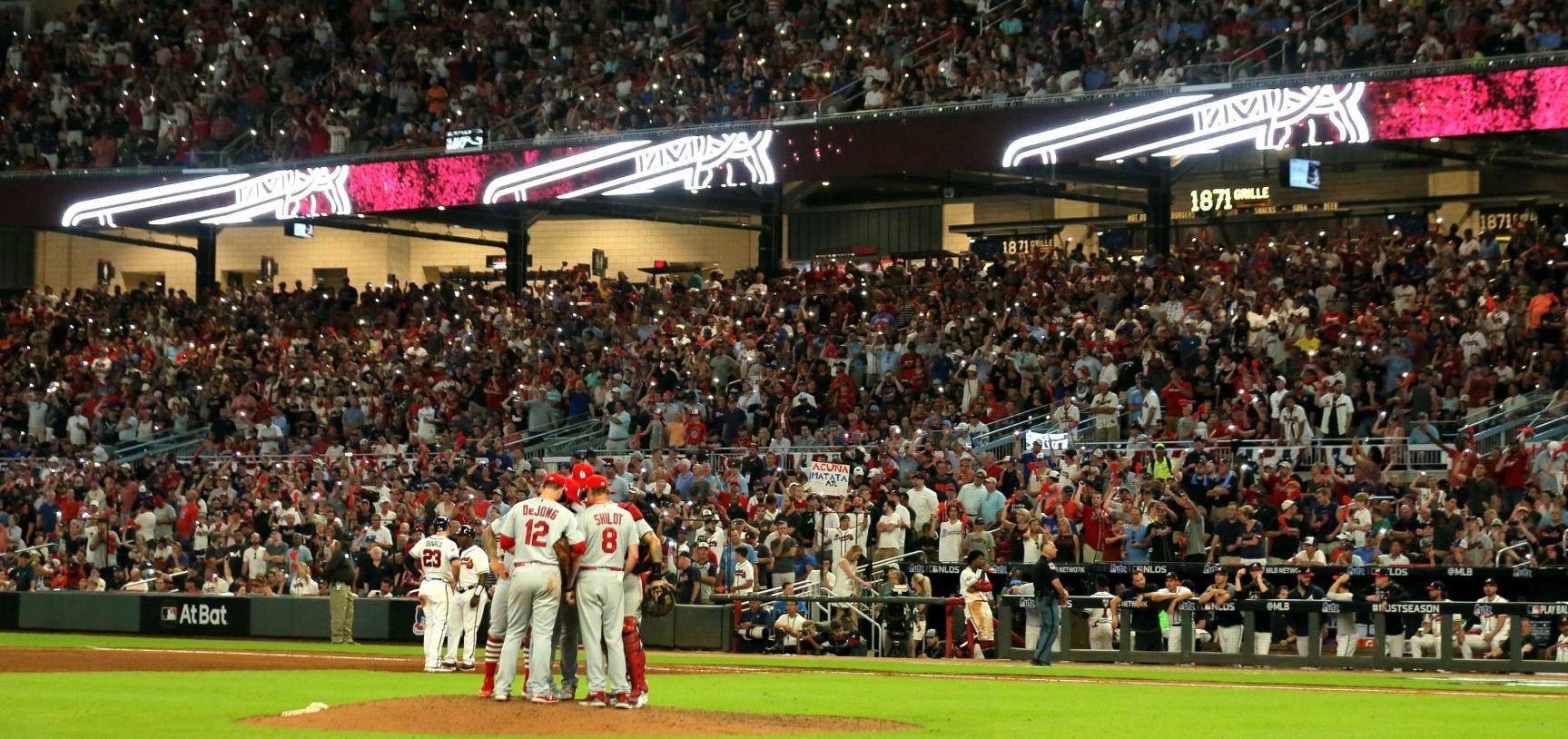St. Louis Cardinals vs Atlanta Braves, Game 1 NLDS in Atlanta